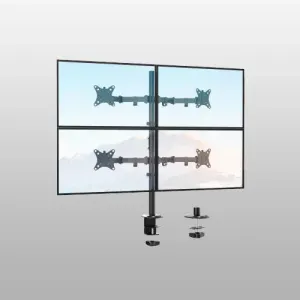 PUTORSEN fourfold Monitor Arm for 17“-32” screens