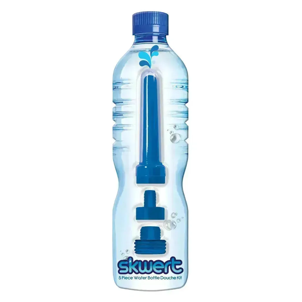 Skwert 5 Piece Water Bottle Douche Kit - 5 Piece Water Bottle Douche Adapter Kit
