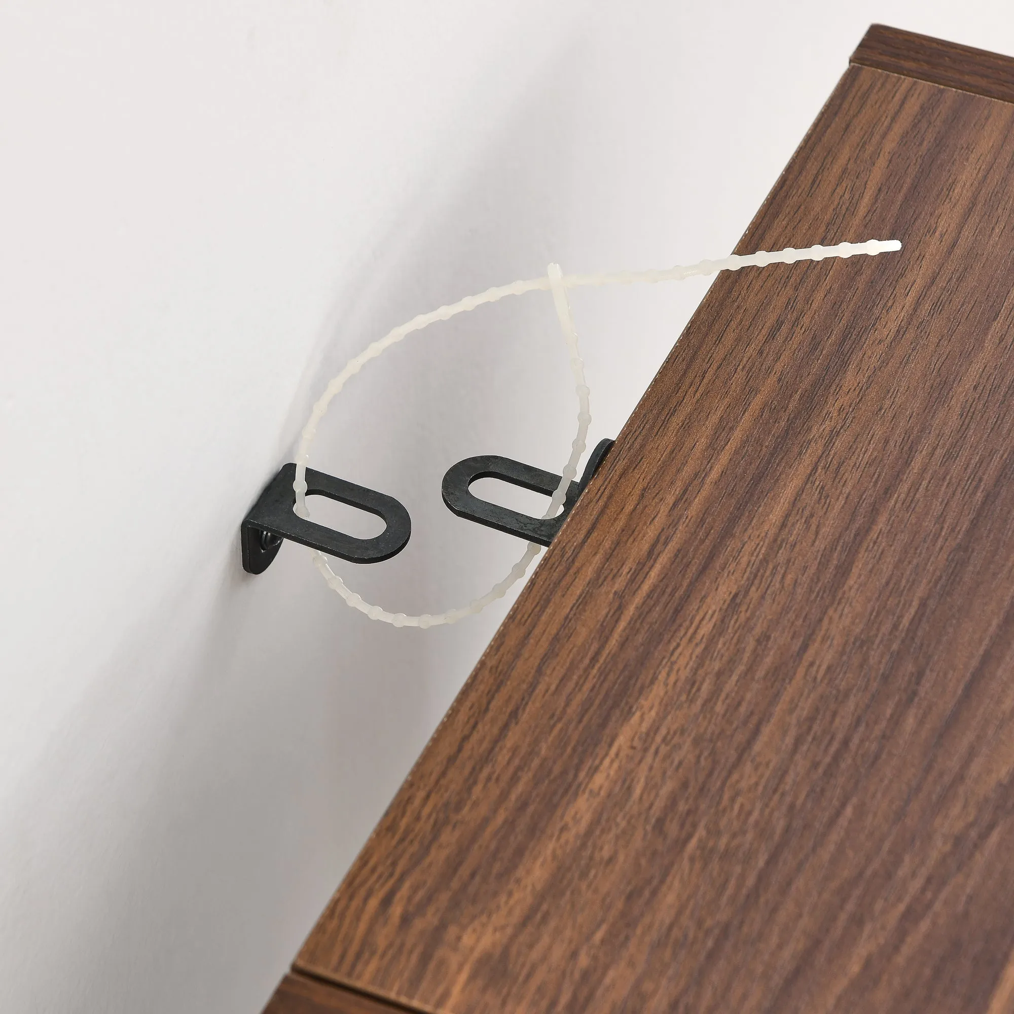 Slim Storage Cabinet - Walnut