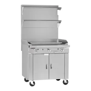 Southbend Platinum P16C-P Gas Range, 16” Plancha With Cabinet Base, 16000 BTU
