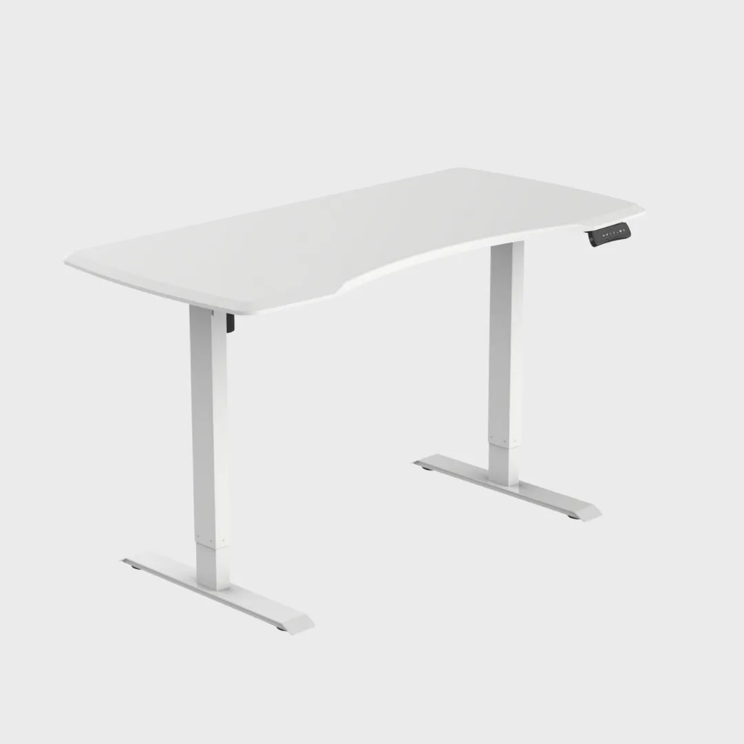 Southern Cross Ergonomic Curve Height Adjustable Desk with Memory Preset