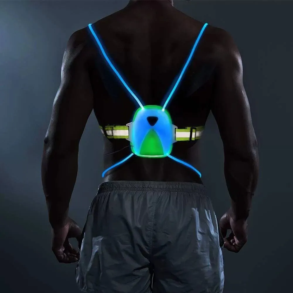 Unisex USB Rechargeable Night Running Chest Lamp