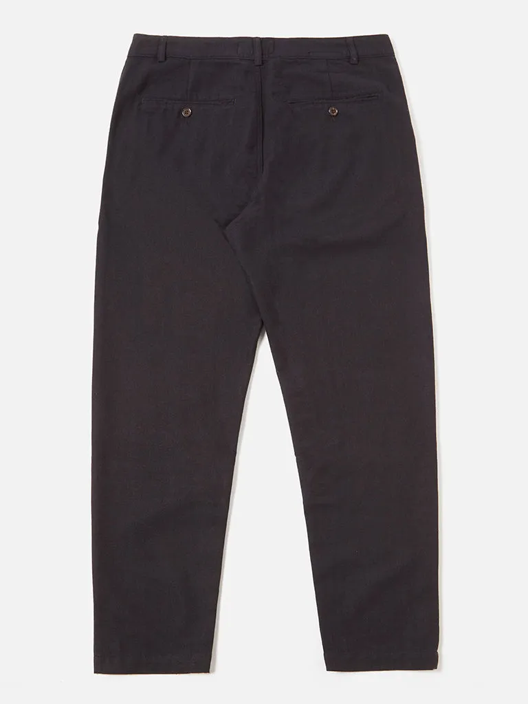 Universal Works Military Chino in Italian Tweed Navy