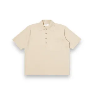 Universal Works Pullover Knit Shirt Eco Cotton 30453 ecru melange