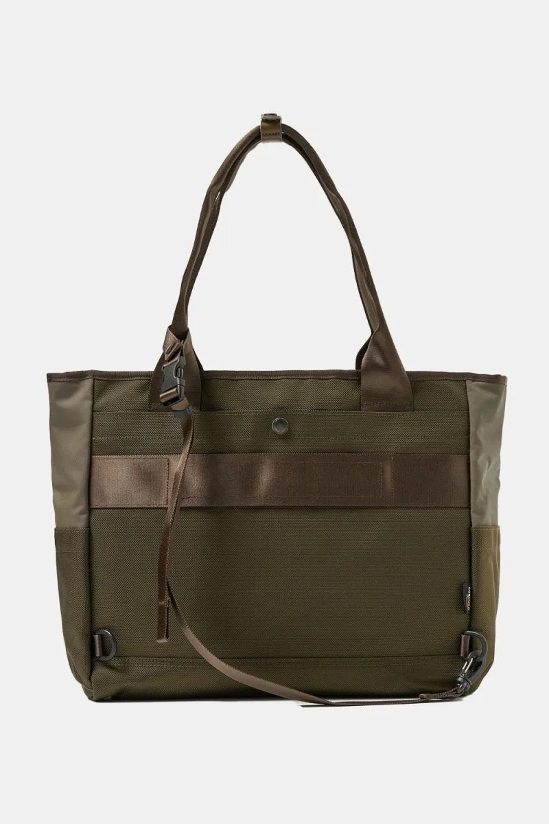 Universal Works x Master-Piece Tote Bag (Olive Recycled Tech Canvas)