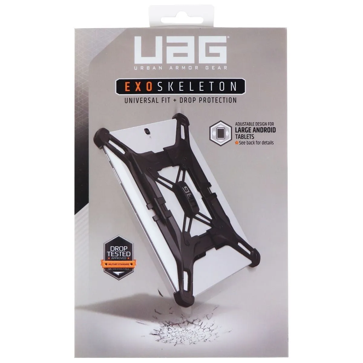 Urban Armor Gear Rugged Exoskeleton Case for Up to 10.3-inch Devices - Black